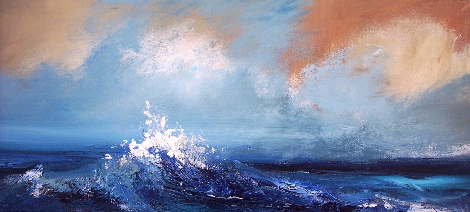 'Turbulent Waters' by artist Rosanne Barr